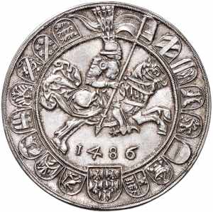 Sigismund 1446 - 1490 Guldiner, 1486/1953. ... 