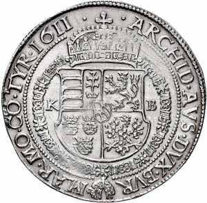 Matthias II. 1612 - 1619 Taler, 1611. KB ... 