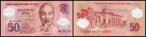 Viet Nam, 50 J. Nationalbank, 50 Dong, zu ... 