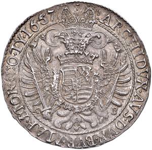 Ferdinand III. 1637 - 1657 Taler, 1657, KvB. ... 