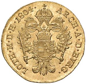 Franz II. 1792 - 1806 Dukat, 1804, E. ... 