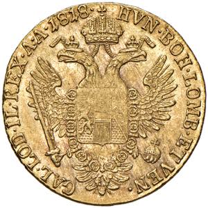 Franz I. 1806 - 1835 Dukat, 1818, E. ... 