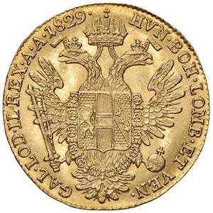 Franz I. 1806 - 1835 Dukat, 1829, A. Wien ... 