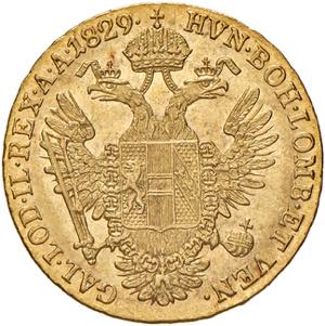 Franz I. 1806 - 1835 Dukat, 1829, E. ... 