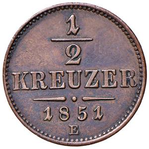 Franz Joseph I. 1848 - 1916 1/2 Kreuzer, ... 