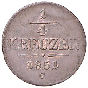 Franz Joseph I. 1848 - 1916 1/4 Kreuzer, ... 