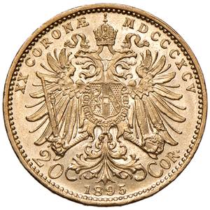 Franz Joseph I. 1848 - 1916 20 Kronen, 1895. ... 