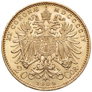 Franz Joseph I. 1848 - 1916 20 Kronen, 1904. ... 