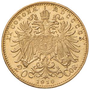 Franz Joseph I. 1848 - 1916 20 Kronen, 1910. ... 