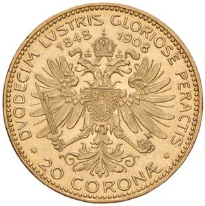 Franz Joseph 1848 - 1916 20 Kronen, 1848/98. ... 