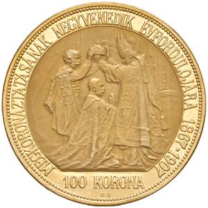 Franz Joseph I. 1848 - 1916 100 Korona, ... 