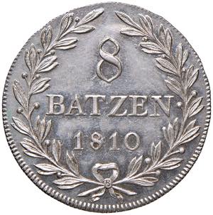 Kanton Schweiz, Zürich. 8 Batzen, 1810 B. ... 