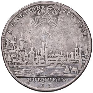 Stadt  Deutschland, Nürnberg. Taler, 1768 ... 