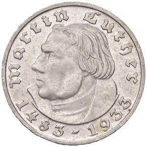 2 Reichsmark, 1933 D  ... 