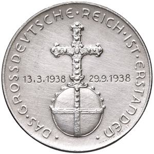 Ag-Medaille, 1938  Deutschland, 3 Reich 1938 ... 