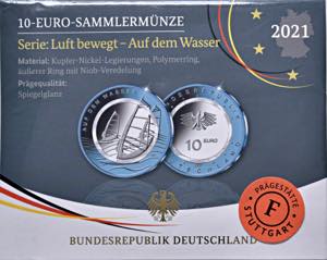 10 Euro, 2021  Deutschland, Republik 1949 - ... 