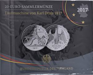 20 Euro, 2017  Deutschland, Republik 1949 - ... 