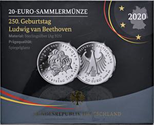 20 Euro, 2020  Deutschland, Republik 1949 - ... 