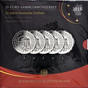 25 Euro, 2015  Deutschland, Republik 1949 - ... 