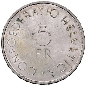 5 Franken, 1963 B  Schweiz, ... 