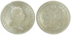 Franz I. 1806 - 1835  20 Kreuzer, 1831 A. ... 
