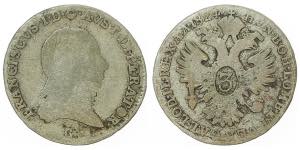 Franz I. 1806 - 1835  3 Kreuzer, 1824 G. ... 