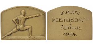 Bronzemedaille, 1924  1. Republik 1918 - ... 