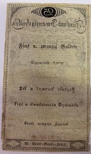 25 Gulden, 01.06.1806  Österreich. Richter ... 