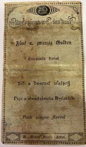 25 Gulden - fl., 01.06.1806  Österreich. ... 