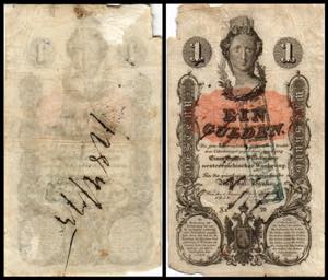 1 Gulden - fl., 01.01.1858  Österreich. ... 