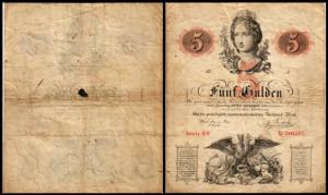 5 Gulden - fl., 01.05.1859  Österreich. ... 