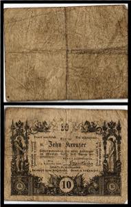 10kr Gulden - fl., 01.11.1860  Österreich. ... 