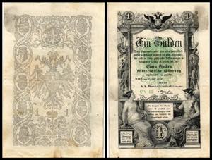 3x 1 Gulden, 07.07.1866  Österreich. ... 