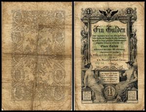 1 Gulden - fl., 07.07.1866  Österreich. ... 