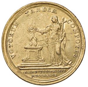 Maria Theresia  1740 - 1780 Au-Medaille zu 3 ... 