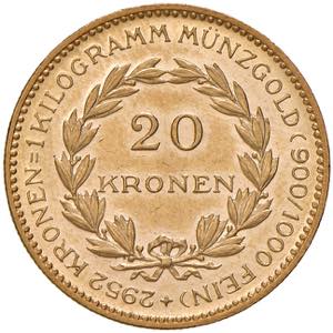 1. Republik 1921 - 1933 - 1938 20 Kronen
