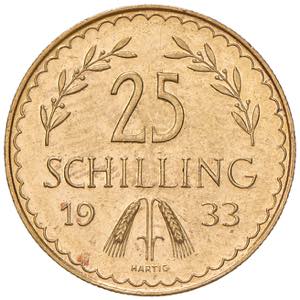 1. Republik 1921 - 1933 - 1938 25 Schilling