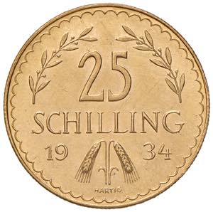 1. Republik 1921 - 1933 - 1938 25 Schilling