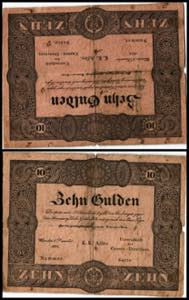 10 Gulden, 08.12.1834 Österreich. Formular. ... 