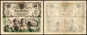 10 Gulden, 15.01.1863 Österreich. Richter ... 