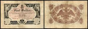5 Gulden, 07.07.1866 Österreich. Richter ... 