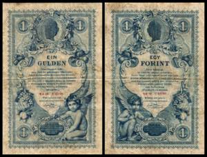 1 Gulden, 01.07.1888 Österreich. Richter ... 