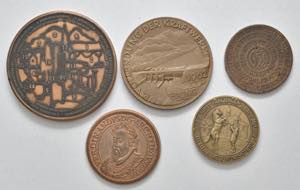 Lot Münzen Ausland, Europa. 4 Stück ... 