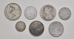 Lot Münzen Ausland, Europa. 7 Stück, ab ... 