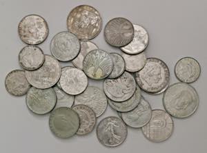 Lot Münzen Ausland, Europa. 28 Stück, ... 