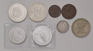 Lot Münzen Ausland, Niederlanden, Norwegen, ... 