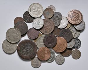 Lot Münzen Ausland, Russland. 41 Stück, ab ... 