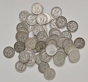 Lot Münzen Ausland, Schweiz. 52 Stück  ... 