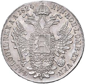 Franz II. 1806 - 1835 Taler, 1824 C. Prag ... 