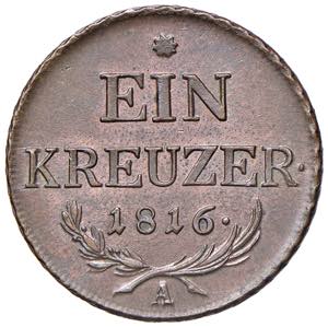 Franz I. 1806 - 1835 1 Kreuzer, 1816 A. Wien ... 